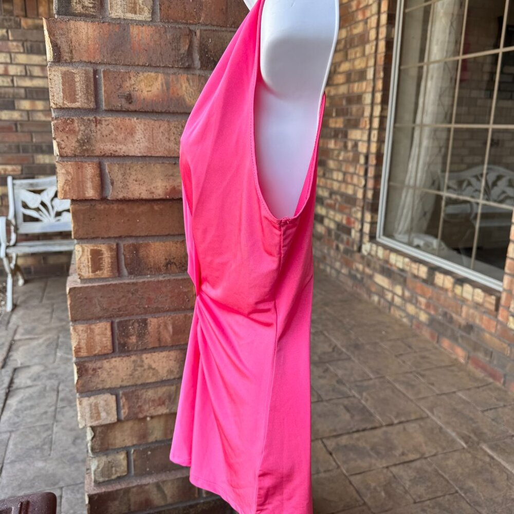 Boston Proper bright pink blouse; Small - Picture 5 of 12